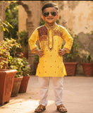 Kids Embroidered Kurta