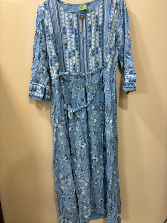 Buy Bhuvika Women's Rayon Anarkali Maternity Feeding Kurti – stylish, comfortable, and practical for nursing mothers.


