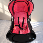 1st Step Grande Baby Stroller Rocker Pink Black Reversible Reclining Foldable B182