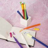 Erasable Gel Pen Set for Kids Best Gel Pens for Smooth Writing FunBlast Cartoon gel Pen is lightweight, Slim design &amp; easy grip which makes it perfect for long hours of writing.