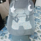 The Star & Daisy Electric Baby Swing is designed to provide a soothing and comfortable experience for your baby. 
