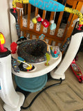 Evenflo Exersaucer jumper – fun, developmental activity center with bouncing seat, rotating toys, lights, and music for baby’s growth journey.


