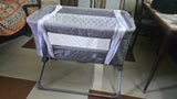 R FOR RABBIT Hop A Little Baby Cot Bedside Bassinet for Kids