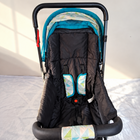 R FOR RABBIT  Lollipop Lite Baby Stroller Blue Abstract Reversible Reclining B190