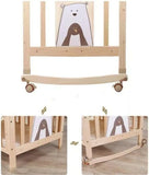 BABYTEDDY ® 12 in 1 Patented Multifunctional Baby Crib, Dimensions: 115×60×15 cm