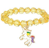 Made of premium quality crystal beads and steel, the bracelets are light in weight, safe to wear, and not easy to fade, break, or wear off.