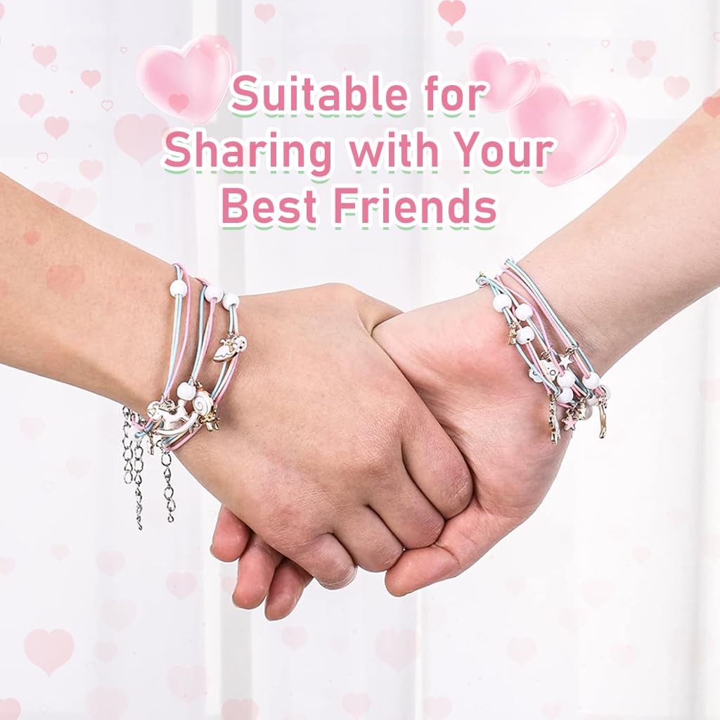 Made with quality enamel pendent and metal connector and hook, these bracelet for girl kids are designed to be sturdy and long-lasting. 
