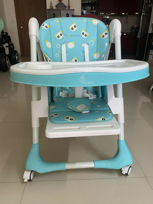 R For RABBIT Marshmallow  High Chair