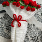 Crochet Rose Blanket/ Crochet Baby Blanket/ Handmade Flower Banket