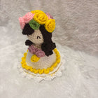 Crochet reversible doll flower bouquet.