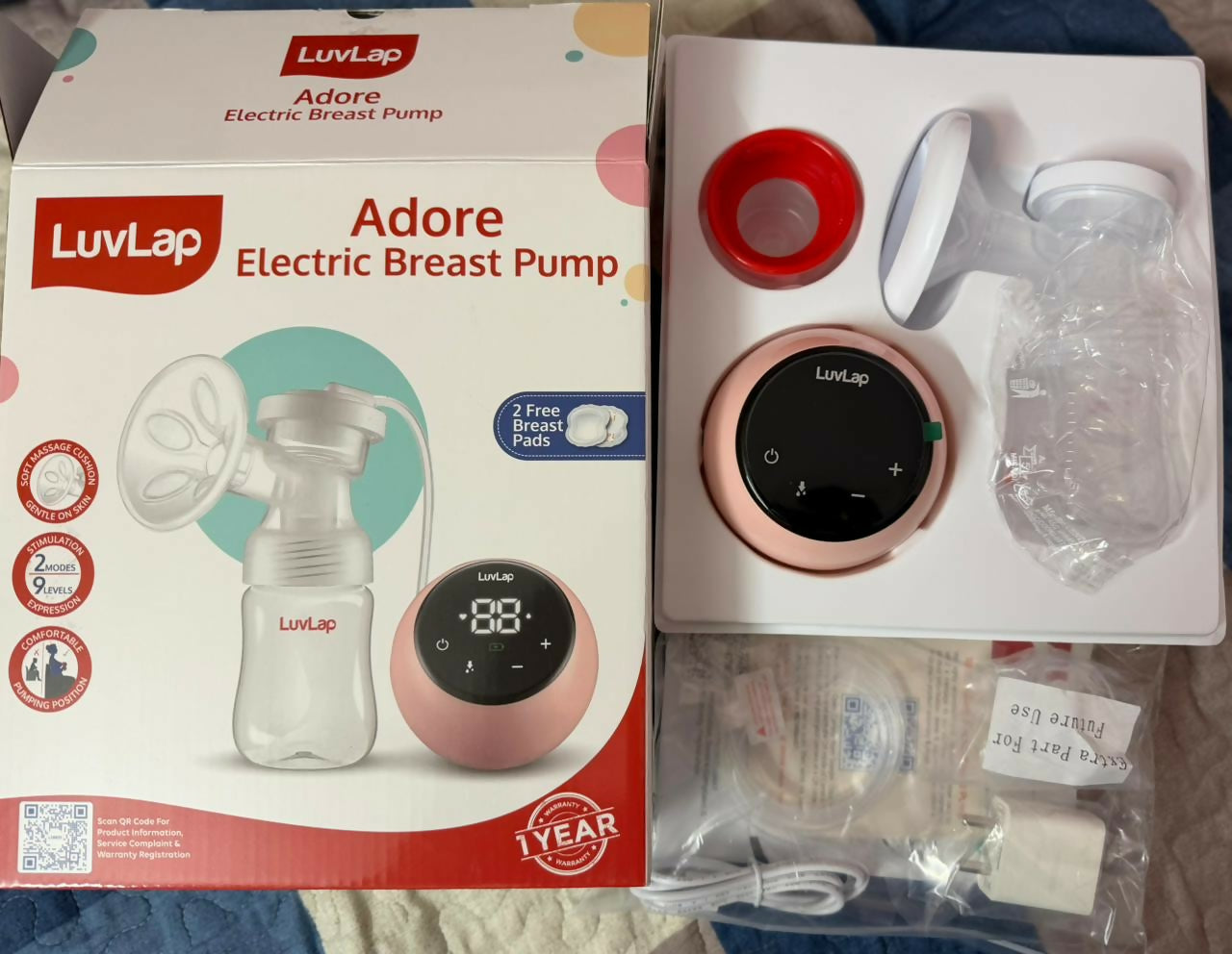 LUVLAP Adore Electric Breast Pump