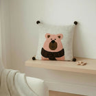 CUDDLE KIDS Hand-Stitched Throw Cushion Covers (Set of 2)