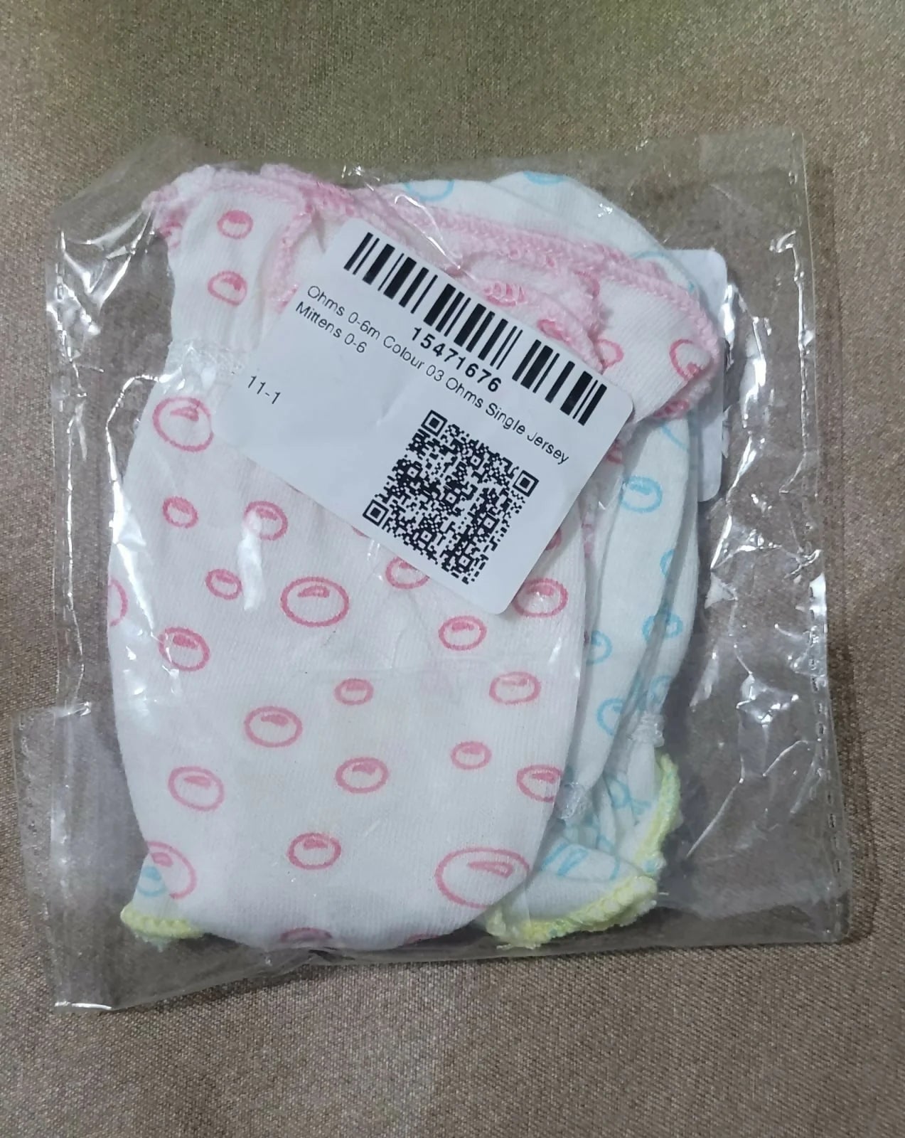 BABYHUG Cotton Mittens