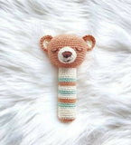 Crochet handmade baby Rattle/ Childsafe Rattle/animal Rattle