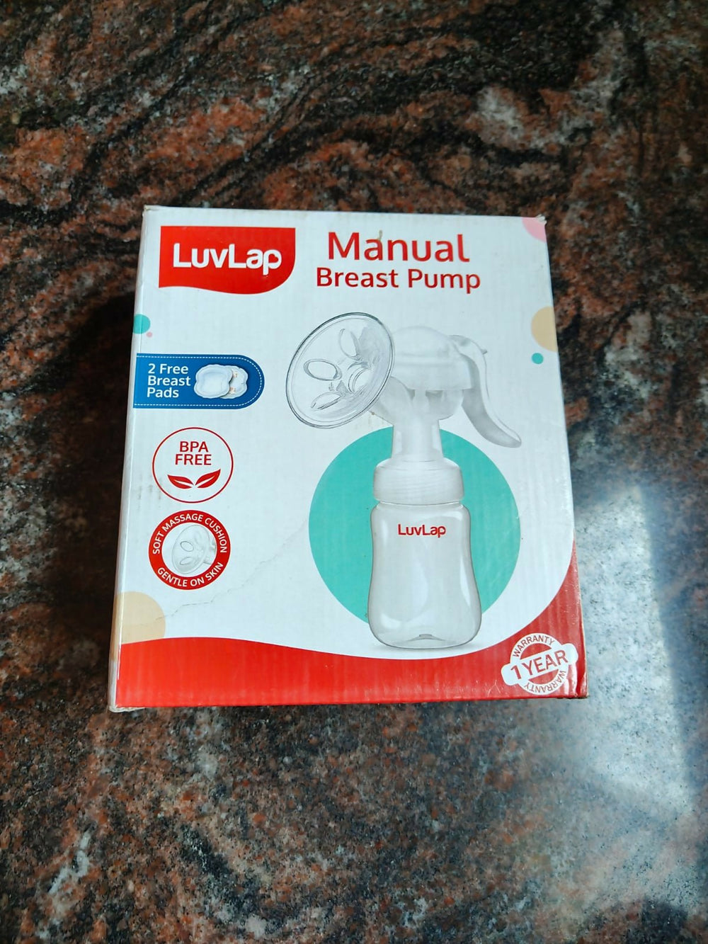 LuvLap Manual Breast Pump