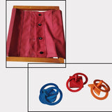 Combo of Shirt Frame Toy& BRILLA Aim And Toss Wooden Toy - PyaraBaby