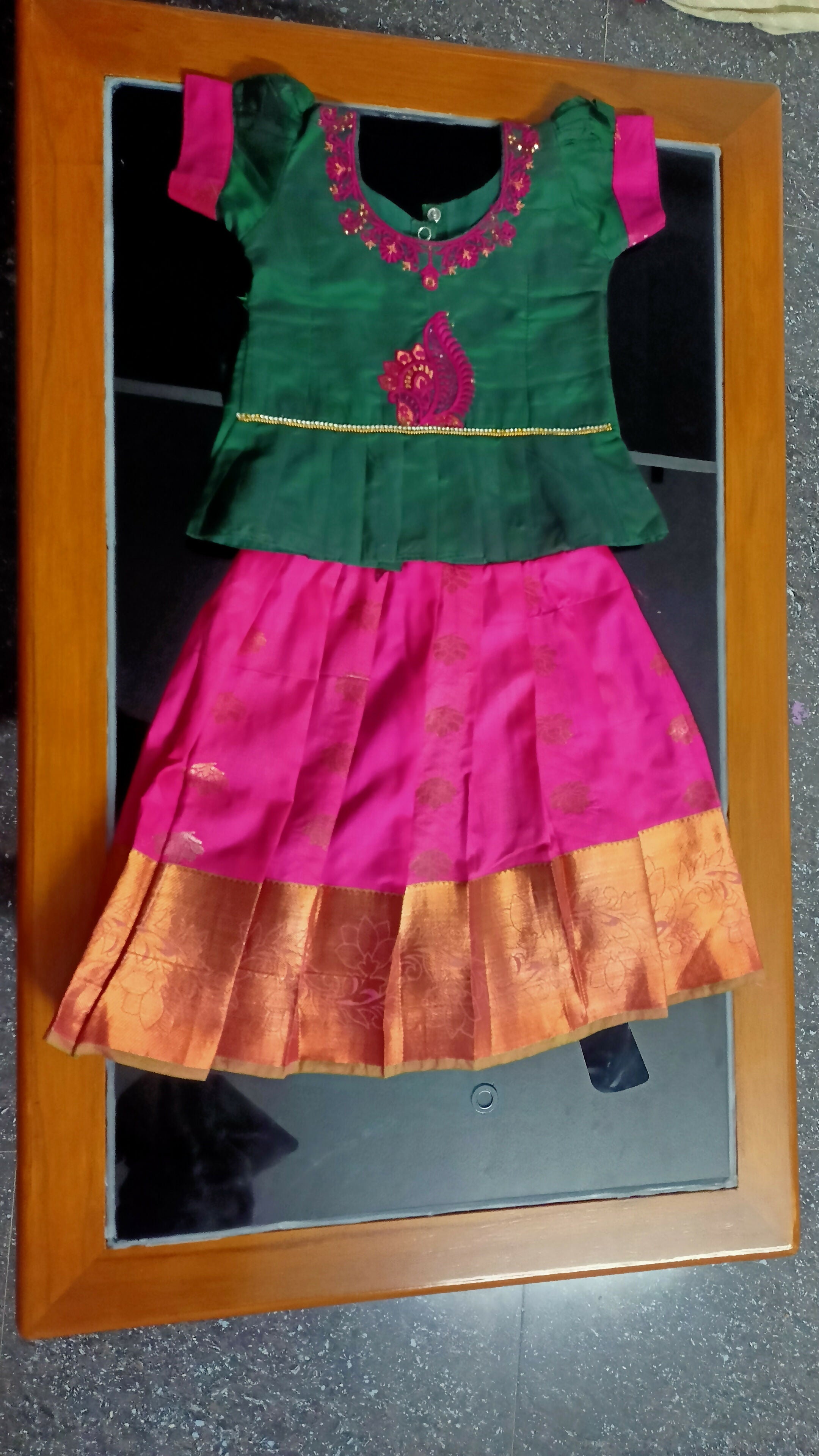 Kerala Style Dress for Baby Girl 