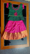 Pattu Pavadai Kerala Style Dress for Baby Girl