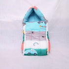 BABYHUG Hooded Baby Sleeping Bag Carry Nest Wrapper Newborn Soft Cotton Zip