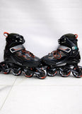 OXHELO Adjustable Inline Skates Kids Size 32-35 Beginner Roller Skates Durable