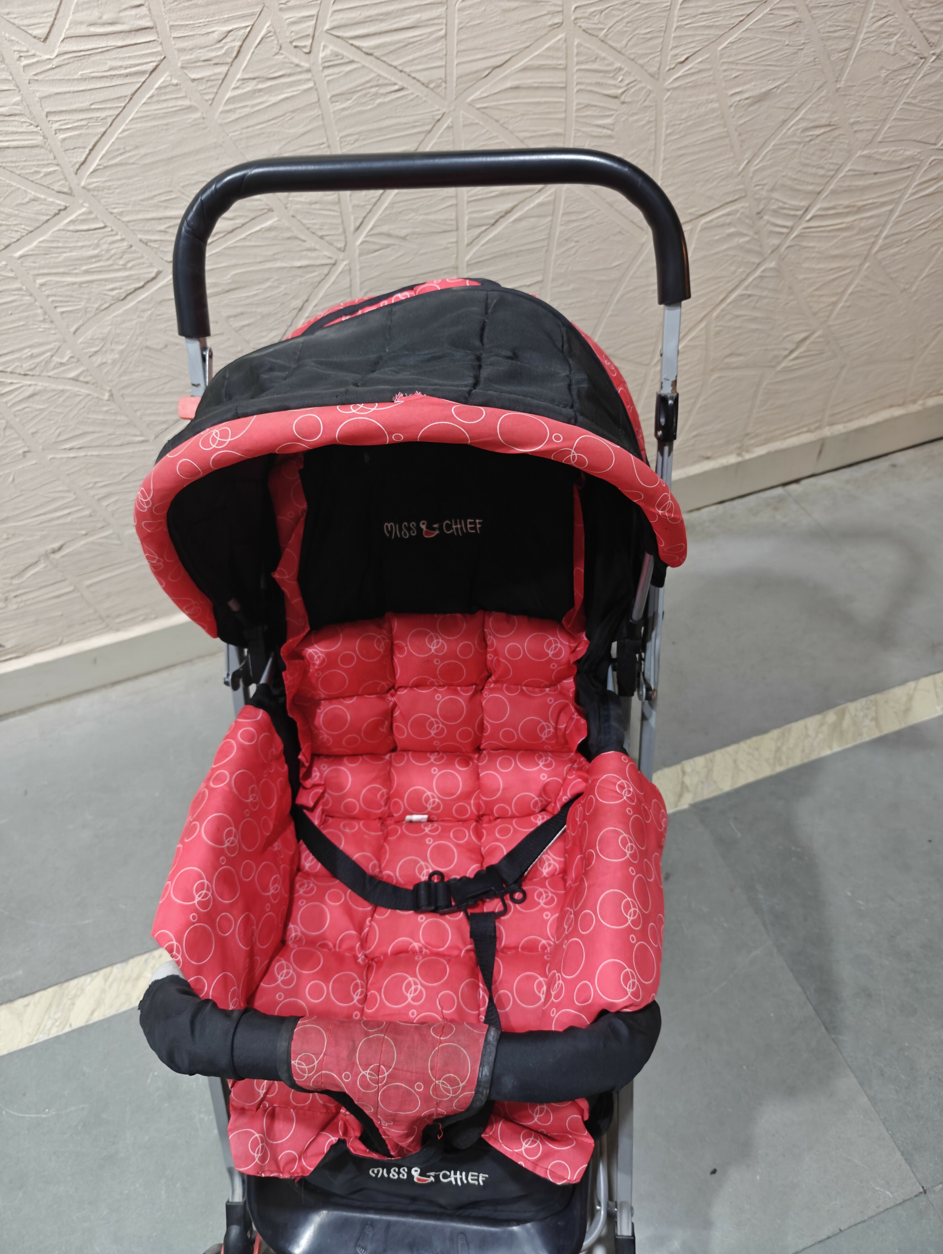 LUVLAP STARSHINE Baby Stroller/ Pram, Red 