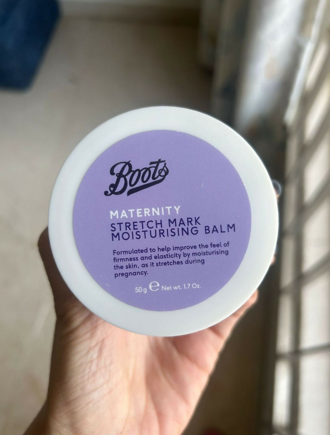 BOOTS Maternity and Post Partum Stretch Marks Cream – Nourish and Protect Skin During and After Pregnancy.