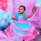 Make her first birthday unforgettable with the LI AND LI 1st Birthday Frock/Dress, a beautiful blend of style and celebration for your baby girl.