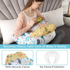 Feeding pillow feeding / nursing/postioning multi purpose 5 in 1 pillow