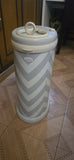 UBBI Odor Locking Diaper Pail -  Grey & White Colour