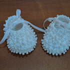 Crochet baby booties