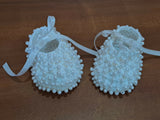 Crochet baby booties