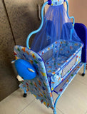 BABYBLESSING Foldable Metal Cradle – Safe, Sturdy, and Portable Sleeping Solution for Your Baby.