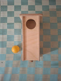 Curious cub object permanence box with drawer