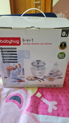 BABYHUG 6 in 1 Steriliser Steamer Cum Warmer - PyaraBaby