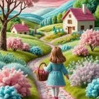7D little kingdom bedsheet