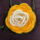 Crochet Handmade Flower Shape Sling Bag