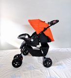 Babyhug Wander Baby Stroller Pram Reclining 5 Point Harness Canopy Foldable B152