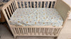 BABYHUG 6-in-1 Baby Cot/Crib with Rocking Function  Included  Mattress and Bedsheet – Convertible Cot with Parent Bed Attachment & Storage