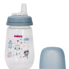 ADORE Wideneck Straw Sipper and  Spout Sipper- Spill Proof- 250ml, Blue