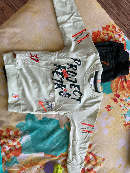 Boy's Full Sleeves Tshirt With Pant - PyaraBaby