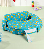 BABYHUG Cotton Feeding Pillow With Belt Star Print - Blue Fits upto waist 36 inches