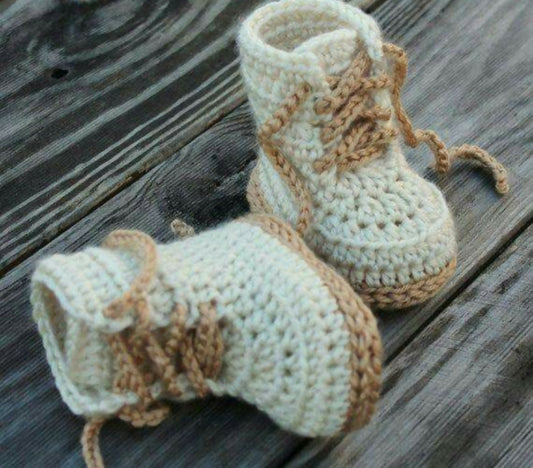 Crochet Baby Boy Shoes