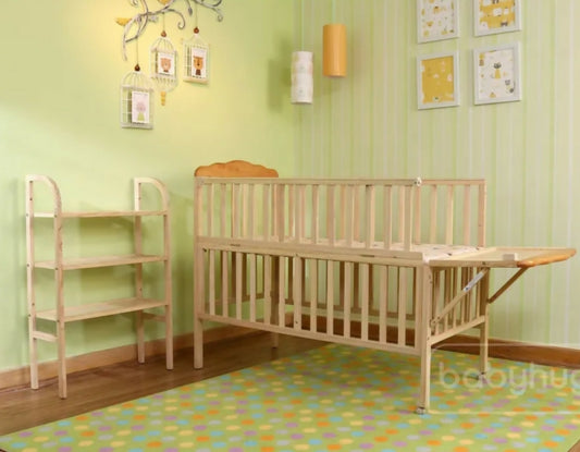 BABYHUG Lily Wooden Cot, Dimensions: 149×64×104 cm