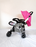 Babyhug Reversible Handle Baby Stroller Pram Reclining 5-Point B118