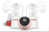LuvLap Adore Double Electric Breast Pump with Dual Mode, 2 Phase - Stimulation & Expression, Soft Silicone Cushion, Rechargeable Battery, Single Breast Pump Electrical, BPA Free