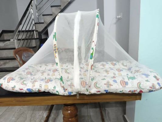 Gokulam Baby Bed with Mosquito Net – Safe, Cozy & Protected Sleeping Space