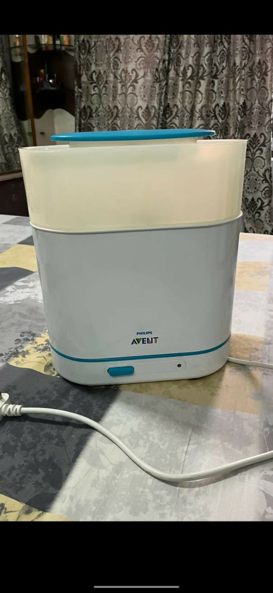 PHILIPS Avent Steriliser/Sterilizer for Baby - PyaraBabyEnsure your baby's feeding essentials are germ-free with the PHILIPS Avent Steriliser/Sterilizer – offering fast, chemical-free steam sterilization for up to six bottles in just 10 minutes, perfect for busy parents.