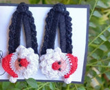 Crochet handmade hair clip