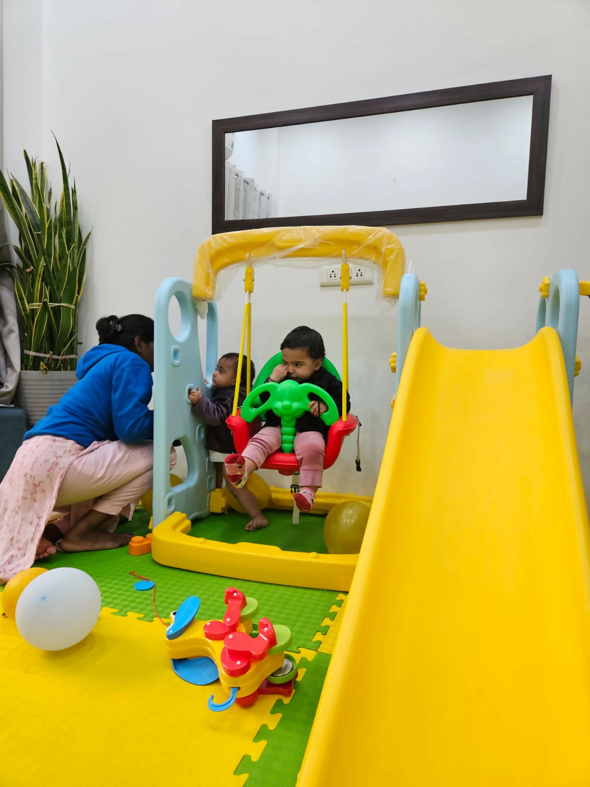 BABYHUG 3-in-1 Swing and Slide