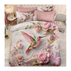 Floral and bird design on a King Size Bedsheet 